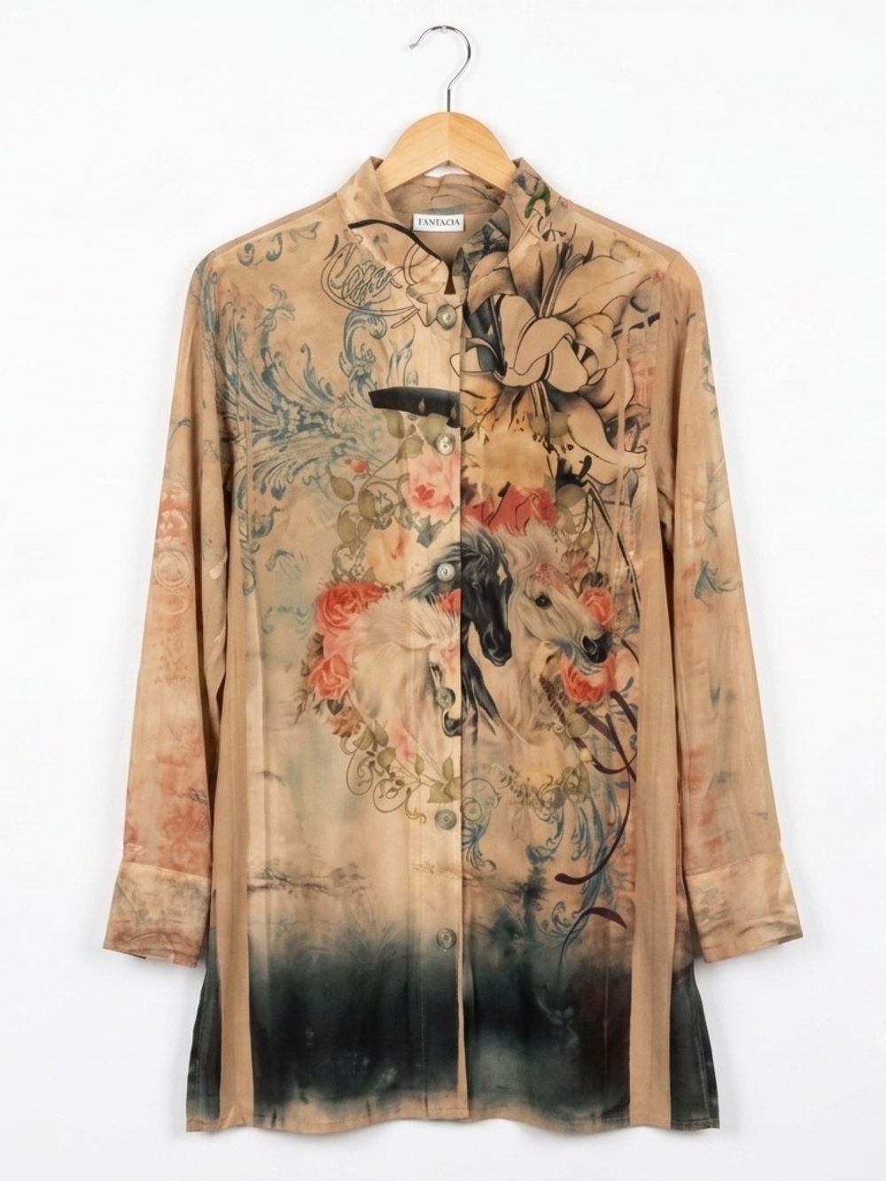 Wearable Art Horse Tunic XL Shirt